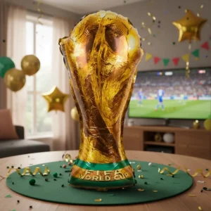 Set de 10 globos de la "Copa del mundo"